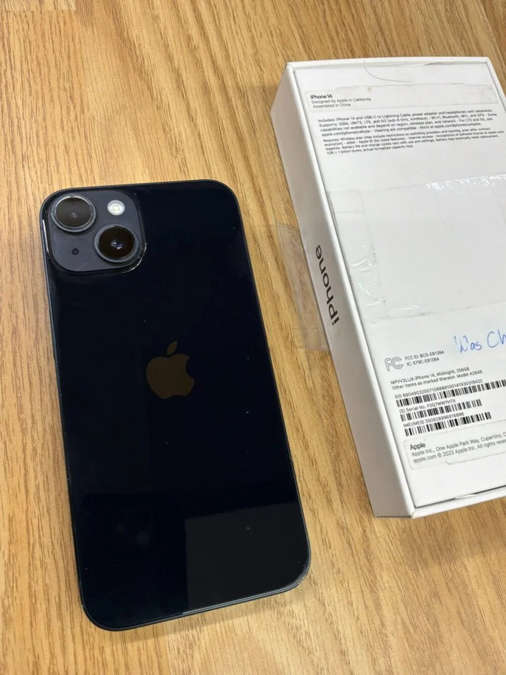 Apple iPhone 14 256GB Unlocked Smartphone Blue iOS 26 w/Box
